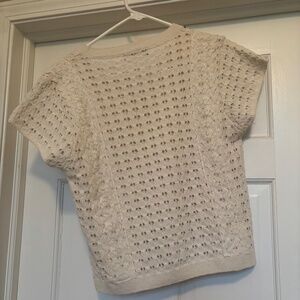 womans short sleeve sweater